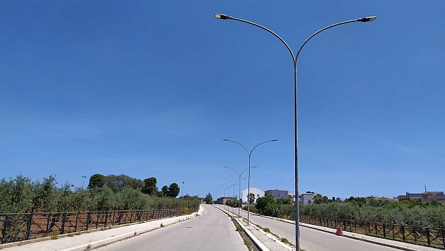 Campobello, pubblica illuminazione: completati i lavori nella via Roma alta e nella circonvallazione nord 