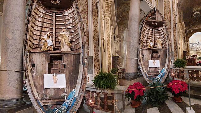 Nella Cattedrale di Mazara il presepe sulla barca