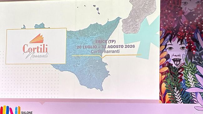 “Cortili Narranti” e il Premio letterario Città di Erice al Salone Internazionale del Libro di Torino