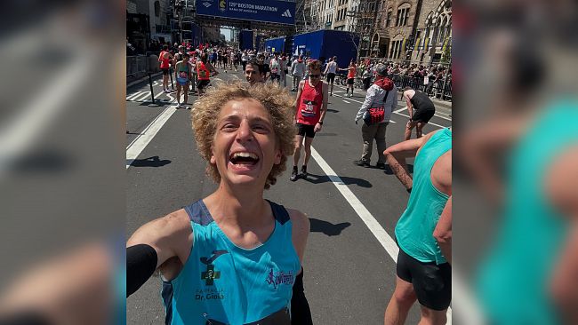 Nuovo record personale per Dario Ferrante alla Maratona di Boston