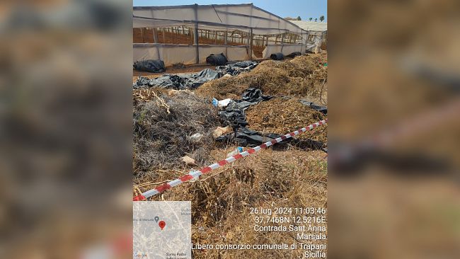 Marsala, continuano i controlli dell Polizia municipale sullo stoccaggio illegale di prodotti agricoli e serricoli