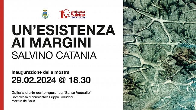 Mazara, il 29 febbraio inaugurazione della mostra dedicata a Salvino Catania