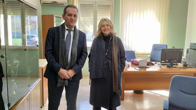 Marsala, Convitto Audiofonolesi, il sindaco Grillo in visita all'Istituto
