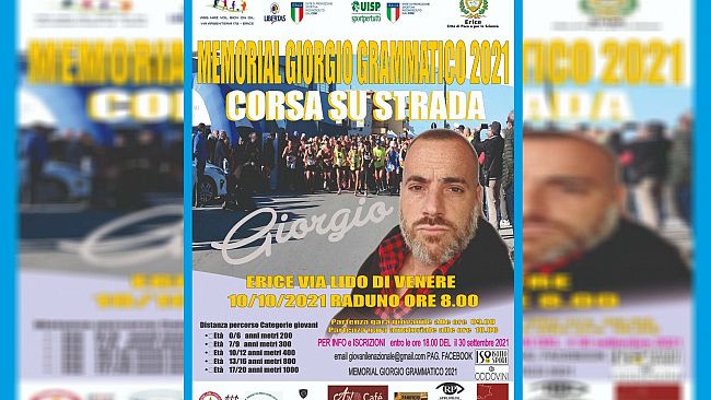 Trapani, gara podistica in memoria di Giorgio Grammatico