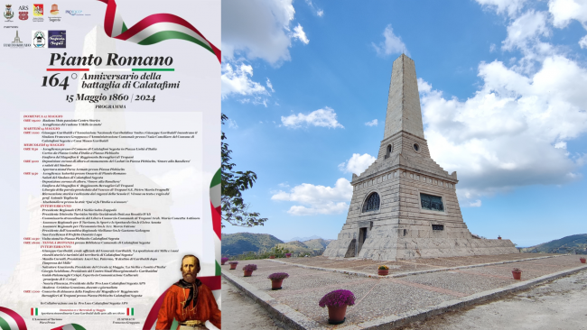 Calatafimi, tutto pronto per il 164°anniversario della battaglia dei Mille di Garibaldi a Pianto Romano