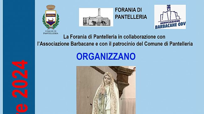 Pantelleria, tutto pronto per la Festa della Madonna di Fatima 2024