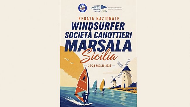 Windsurfer Class: la Società Canottieri Marsala organizza la quinta tappa del circuito nazionale 2026