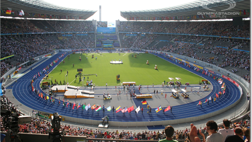 Finale Champions Barcellona-Juventus, Maxischermo in piazza della Repubblica