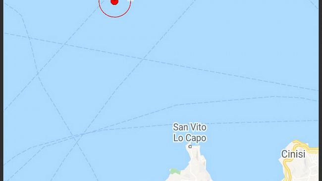 Scossa di terremoto 3,2 Richter nel Mar Tirreno meridionale