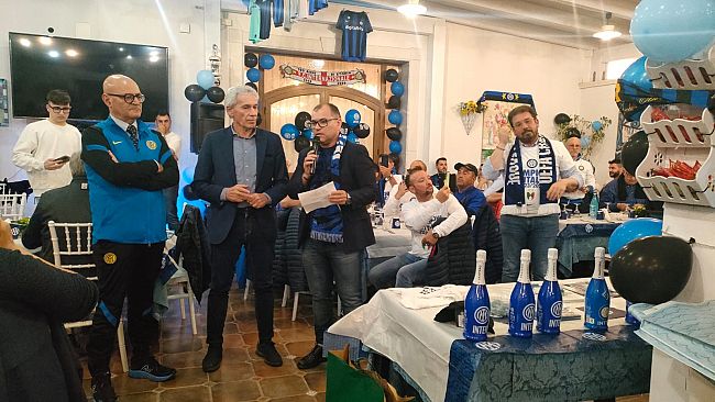 Mazara, festa scudetto con cena dei tifosi interisti. Fra gli ospiti Beppe Baresi