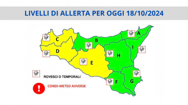 Maltempo in arrivo: allerta gialla in Sicilia: piogge e rischio uragano mediterraneo