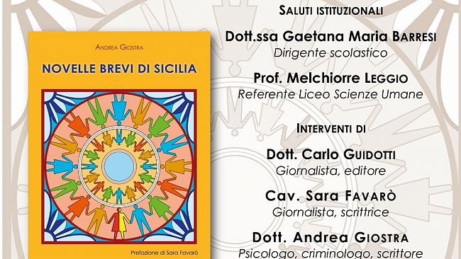 ​Il Polo Liceale Cipolla-Gentile-Pantaleo di Castelvetrano adotta il libro 