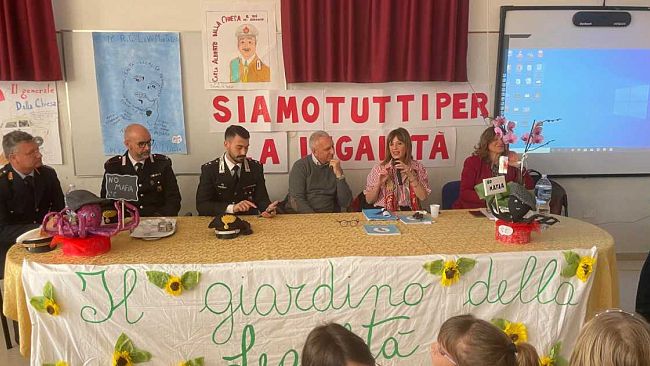 I ragazzi dell'IC Montalcini hanno incontrato Maristella Panepinto