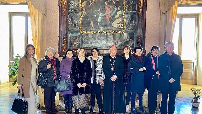 Una delegazione UCIIM di Castelvetrano incontra il vescovo di Mazara del Vallo