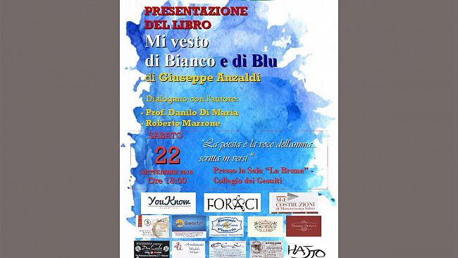 Mazara, Presentazione del libro “Mi vesto di Bianco e di Blu”