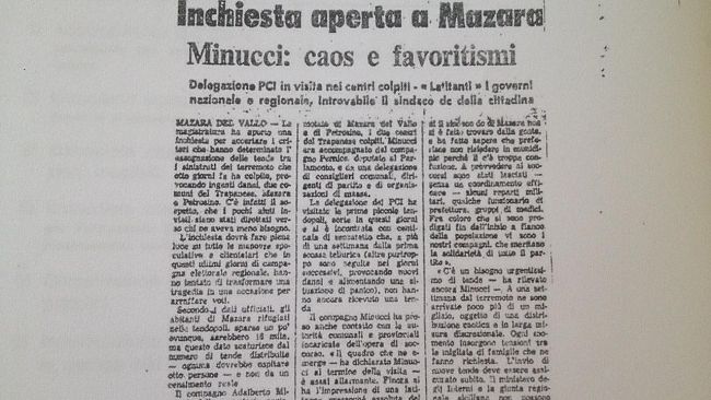 Oggi 38 anni esatti dal terremoto del 1981. Ancora “ignote” le cause e loschi affari sulla “ricostruzione”.
