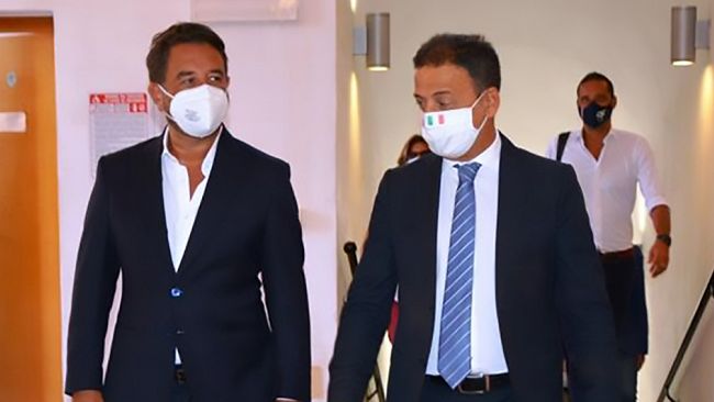 Mazara, visita del vice ministro Cancelleri. Tavolo tecnico con il sindaco Quinci