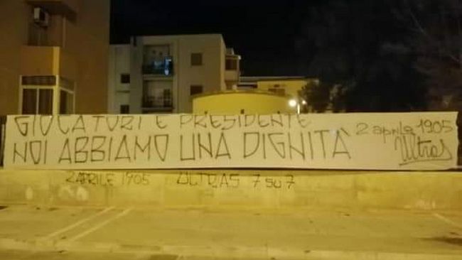 Trapani Calcio, i “2 Aprile 1905” contro squadra e presidente