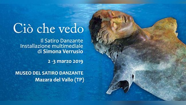 Ciò che vedo, Il Satiro Danzante nell’installazione multimediale di Simona Verrusio