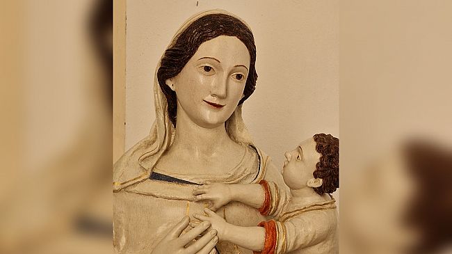 Parrocchia del Sacro Cuore, restaurata un’immagine della Madonna di Trapani