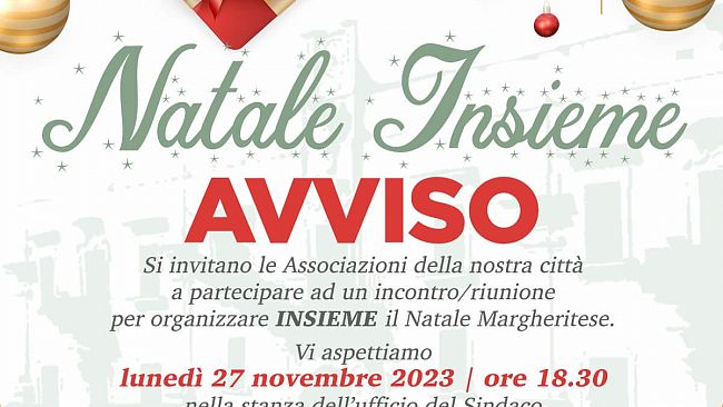 Santa Margherita, oggi l'incontro per organizzare l'evento 