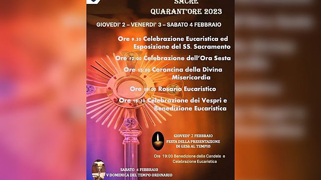 Mazara, 3 giorni di Sacre Quarant’ore e Festa della Famiglia a Santa Gemma