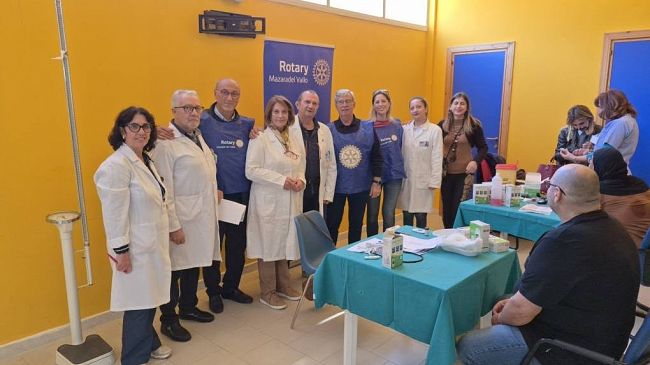 Il Rotary Club Mazara in campo in occasione della Giornata Mondiale del Diabete