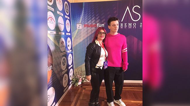 L'hairstylist marsalese Angela Palumbo al festival di Sanremo con “Area Stile