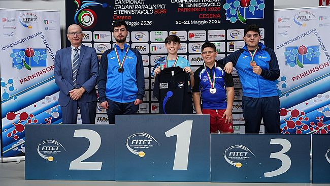 Tennistavolo Paralimpico: il mazarese Andrea Giacalone si riconferma Campione d’Italia