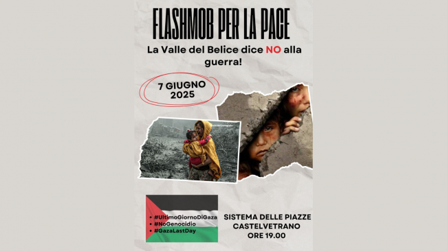 Calatafimi, il sindaco Gruppuso sarà presente al flash mob per la pace a Castelvetrano