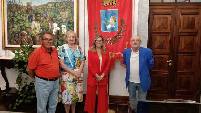 Delegazione Anpi Marsala ricevuta dalla prima cittadina marsalese Andreana Patti