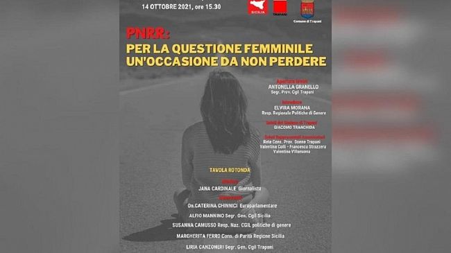 Donne: domani a Trapani dibattito organizzato dalla Cgil sul tema