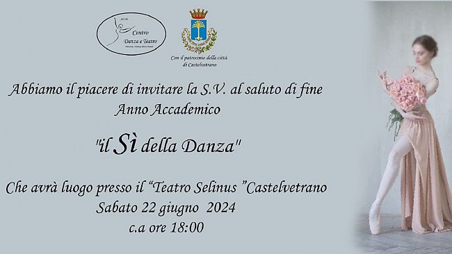 Oggi al teatro Selinus l'evento del centro danza e teatro di Elvira Biondo