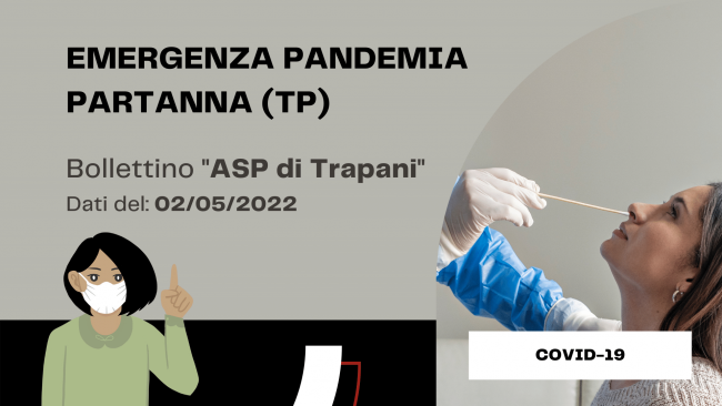 Partanna, “Bollettino Asp del 2 maggio 2022”