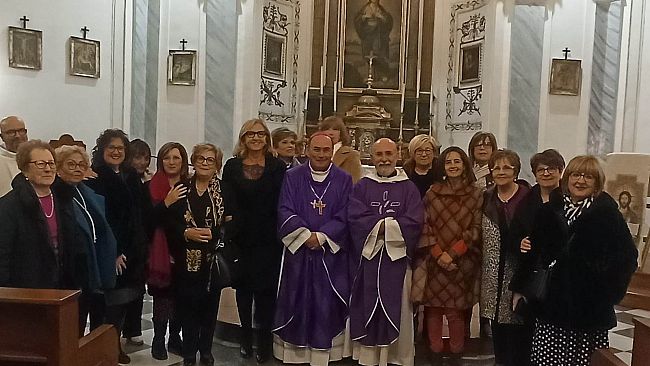 Mazara, la Fidapa celebra il Santo Natale con il Vescovo Giurdanella