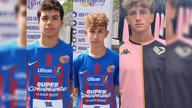 Tre ragazzi dell'Accademia Sport Trapani passano al Calcio Catania e al Palermo