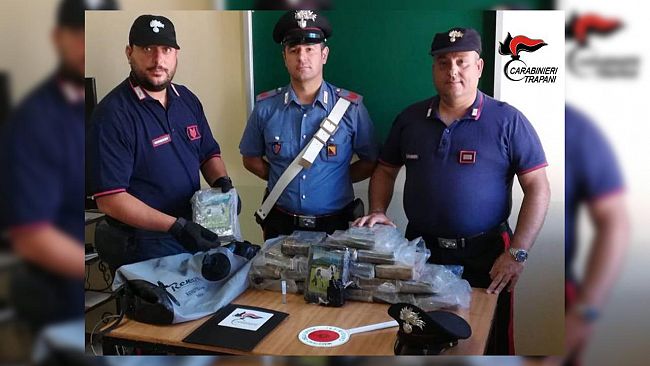 Pantelleria: sequestrati dai Carabinieri 24 kg di cocaina