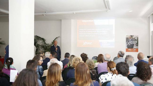 Il candidato sindaco Di Girolamo ha presentato il programma della coalizione di centrosinistra