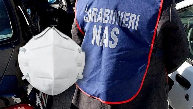 Emergenza Covid-19: i Carabinieri del NAS sequestrano mascherine non a norma