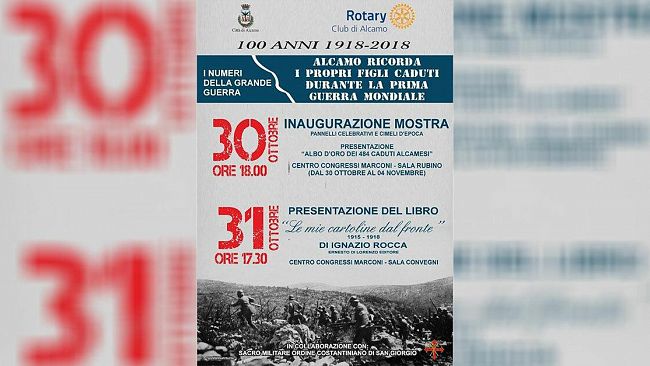 Alcamo ricorda i propri figli caduti durante la prima guerra mondiale
