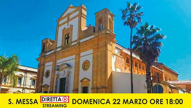 Partanna: domenica 22 marzo ore 18:00 Santa Messa in diretta streaming