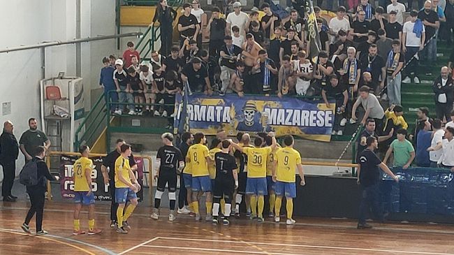 Futsal Mazara sconfitto 4-3 a Marsala ma si qualifica alla semifinale dei play-off di serie A2   