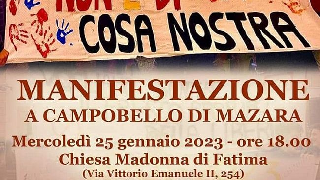 Campobello e Castelvetrano unite in corteo contro la mafia