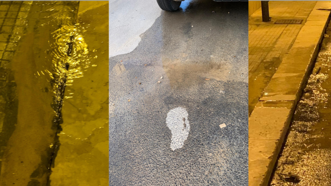 Mazara, grave perdita d'acqua in via Val Demone 