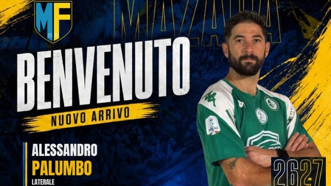 Futsal Mazara, esperienza e mentalità vincente: Alessandro Palumbo è gialloblu