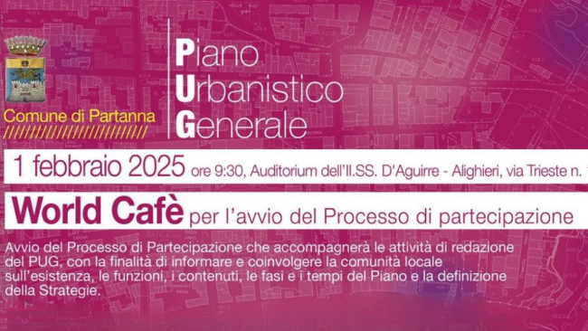Partanna, World Cafè: incontro partecipativo per il Piano Urbanistico Generale