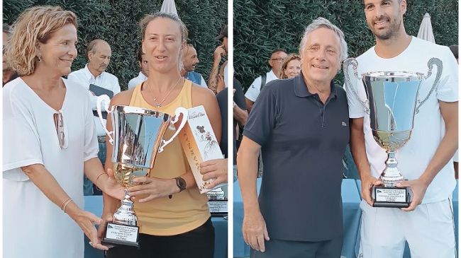 TENNIS - Federica Di Sarra e Salvatore Caruso vincono il Torneo Nazionale Open