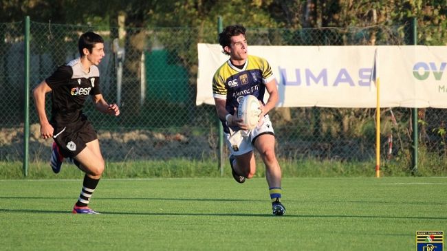 ​L’Asd Trapani Rugby celebra Gabriele Fodale alla sua prima partita con la maglia del Parma Fc 1931
