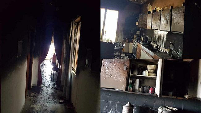 Sbalzo di corrente: una casa distrutta dalle fiamme in contrada Boccarena