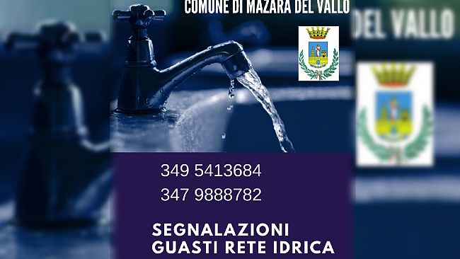 Mazara: disagi idrici in via Petrarca e traverse